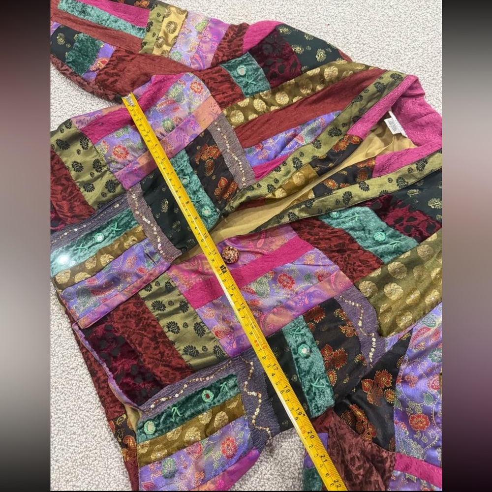Vintage Patchwork Blazer - image 6